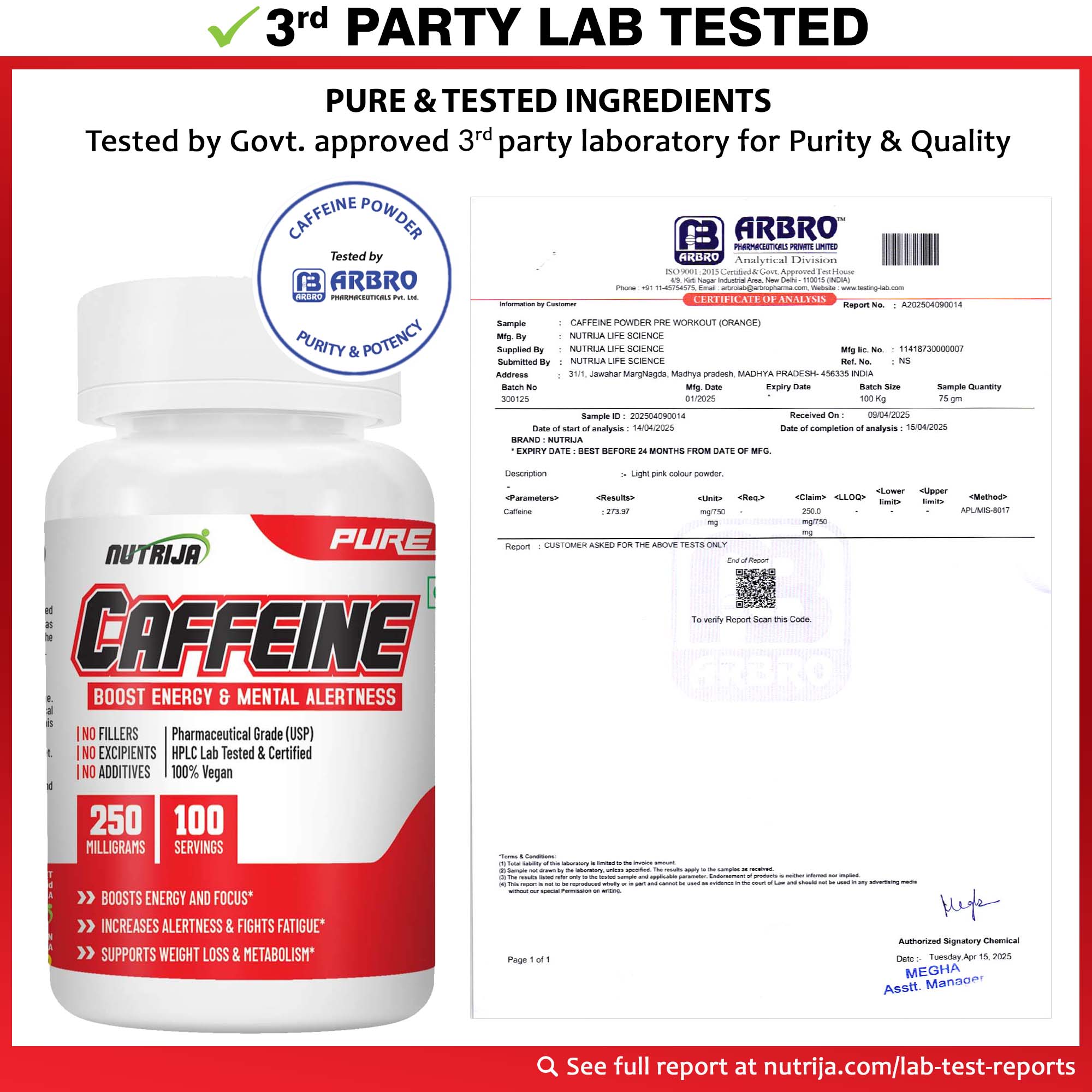 3rd Party Lab Test