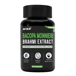 Buy Brahmi - Bacopa Monnieri Extract 500mg Capsules with 40% Bacosides 