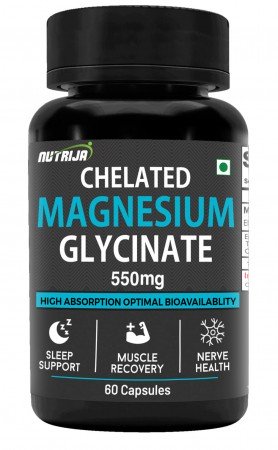Chelated Magnesium Glycinate 550mg Supplement