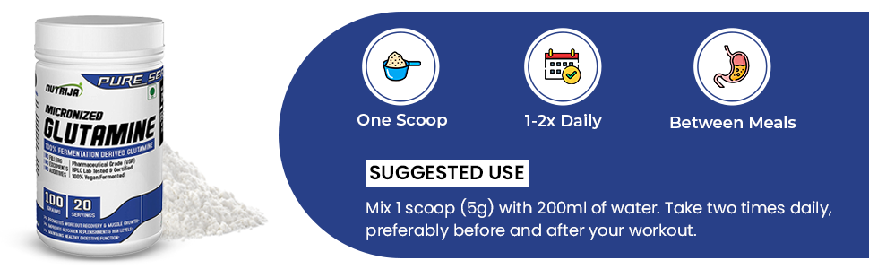 Glutamine-100g-directions